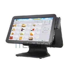 Detaik AIO1568-J6412 15,6”+15,6” POS-моноблок с монитором клиента купить в Украине